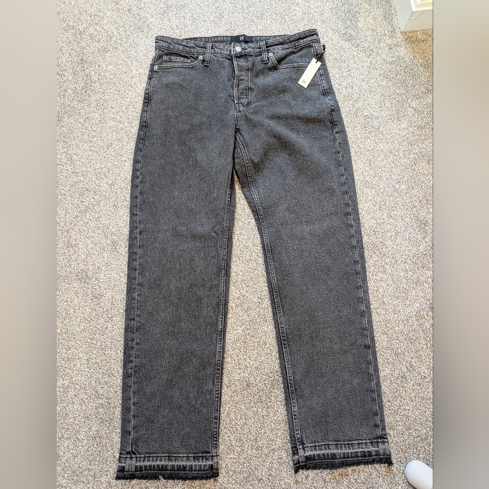 Banana Republic Gray Denim Straight Leg Jeans Size 30